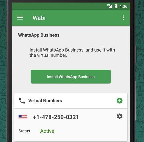 Регистрация в WhatsApp Business