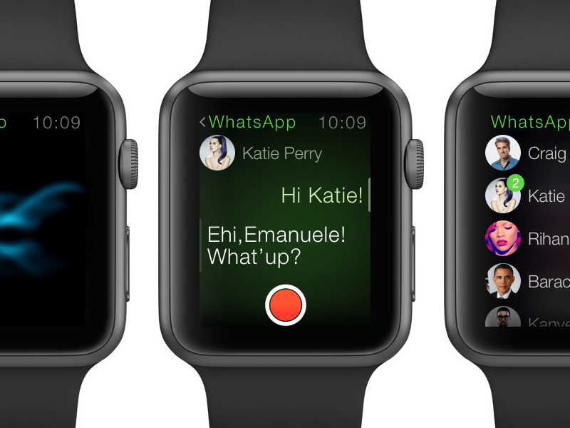 WhatsApp на Apple Watch