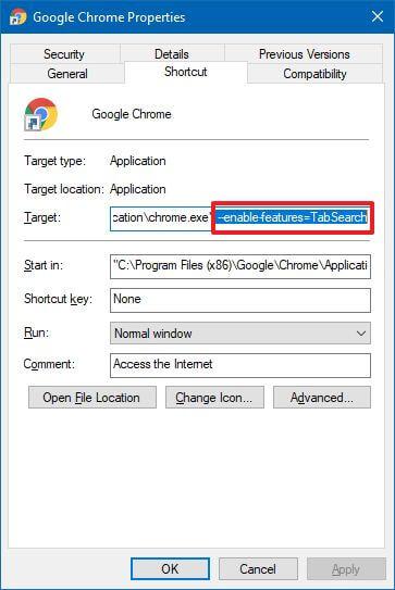 How to open tab search in Google Chrome