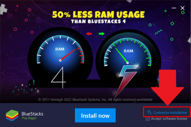 How to move BlueStacks to a different drive